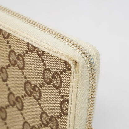 Gucci Long Wallet GG Canvas 112724 Beige/Ivory