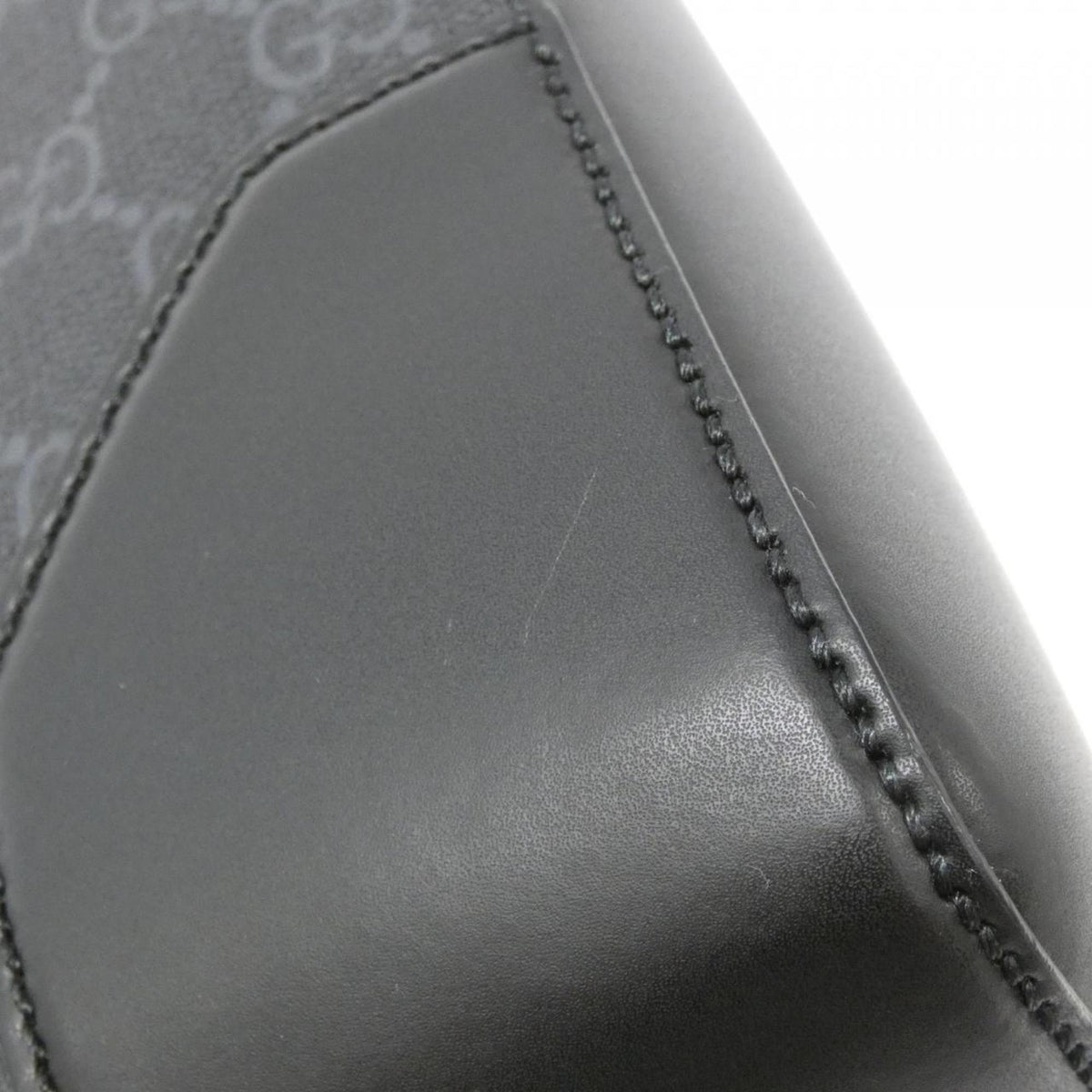 Gucci Black Gray Gg Supreme Briefcase