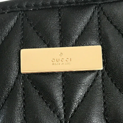 Gucci Tote Bag Quilted 002/1099 Leather Black Ladies Gucci