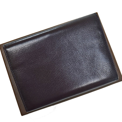 Gucci Wallet Horsebit Dark Brown Gold Leather Tri-Fold Ladies 035.2149.1835