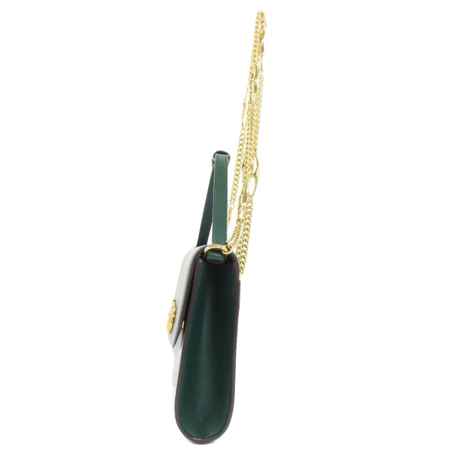 Gucci Green Leather Handbag