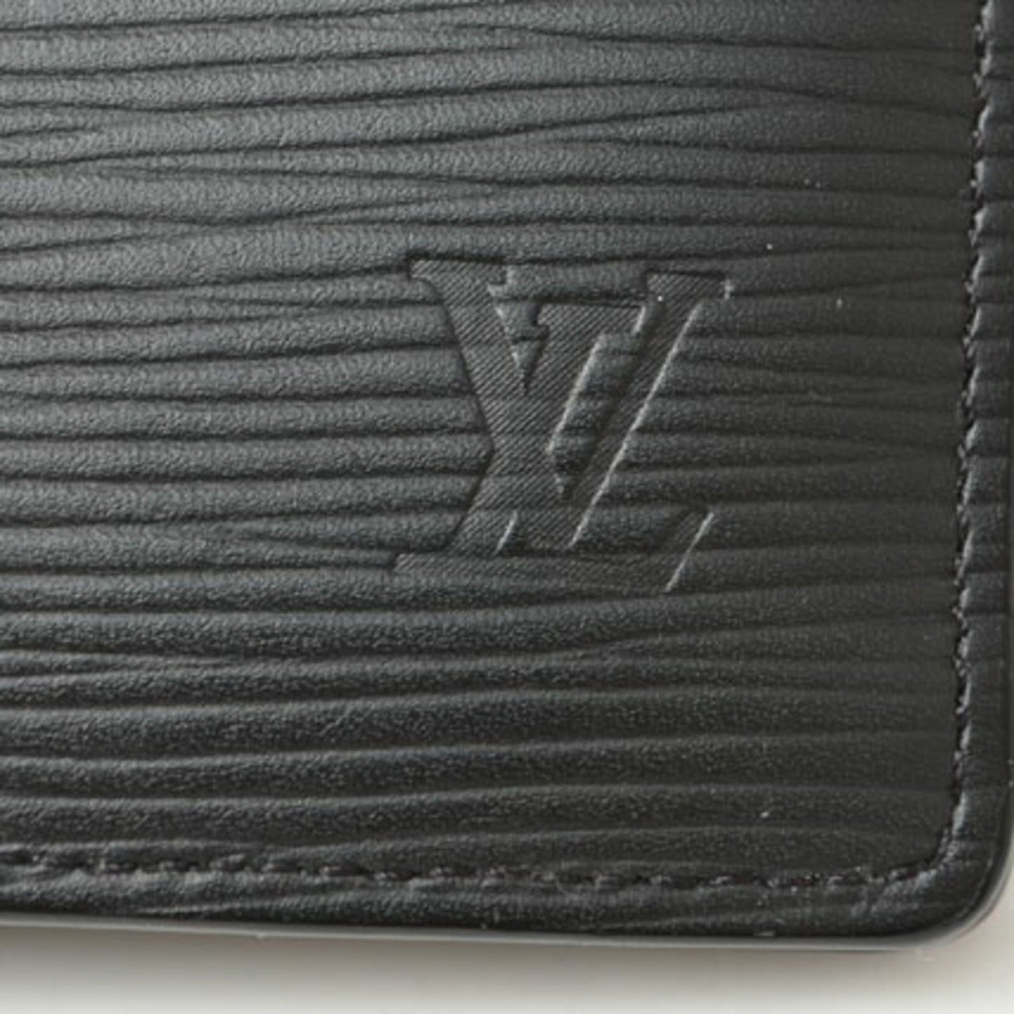 LOUIS VUITTON Wallet Men's  Long Portefeuille Brother Epi Noir M60622