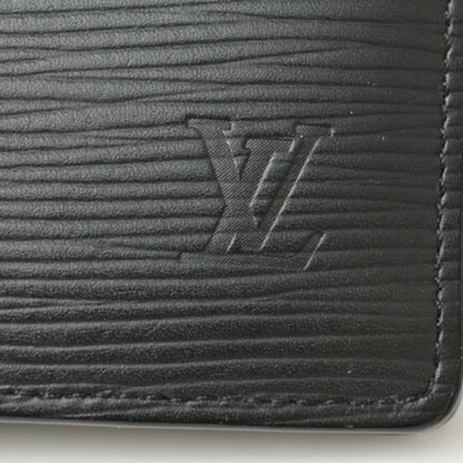 LOUIS VUITTON Wallet Men's  Long Portefeuille Brother Epi Noir M60622