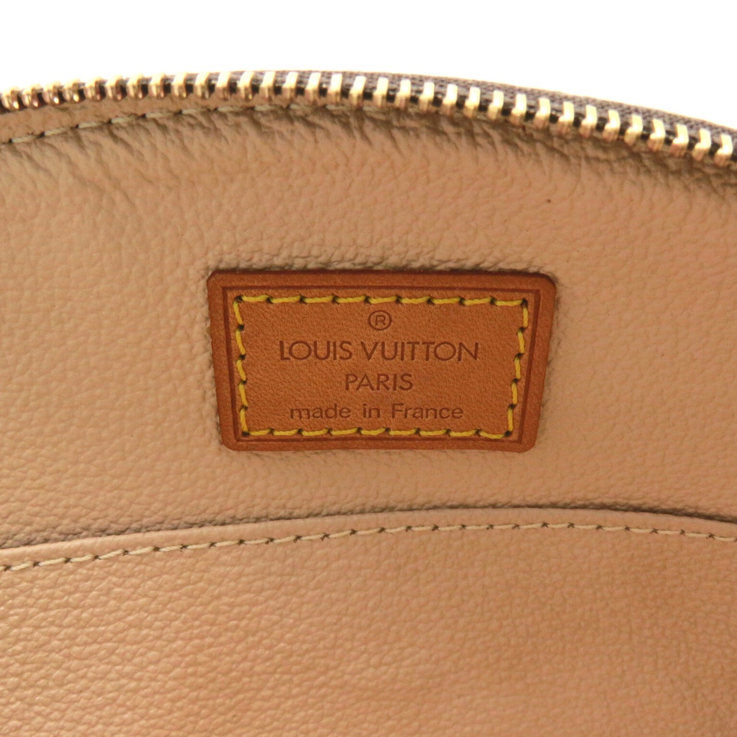 LOUIS VUITTON Pochette Cosmetic GM Brown PVC coated canvas M47353