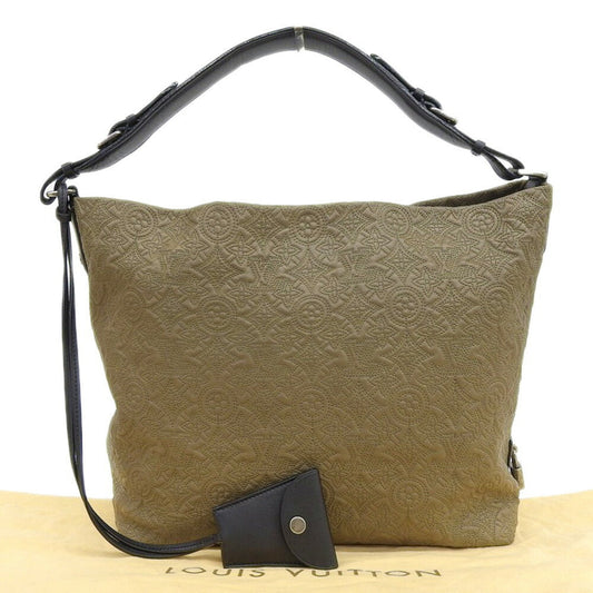 Louis Vuitton Antia Monogram Hobo PM One Shoulder Bag Greige M93199