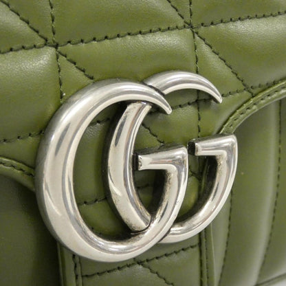 Gucci Green Leather Shoulder Bag