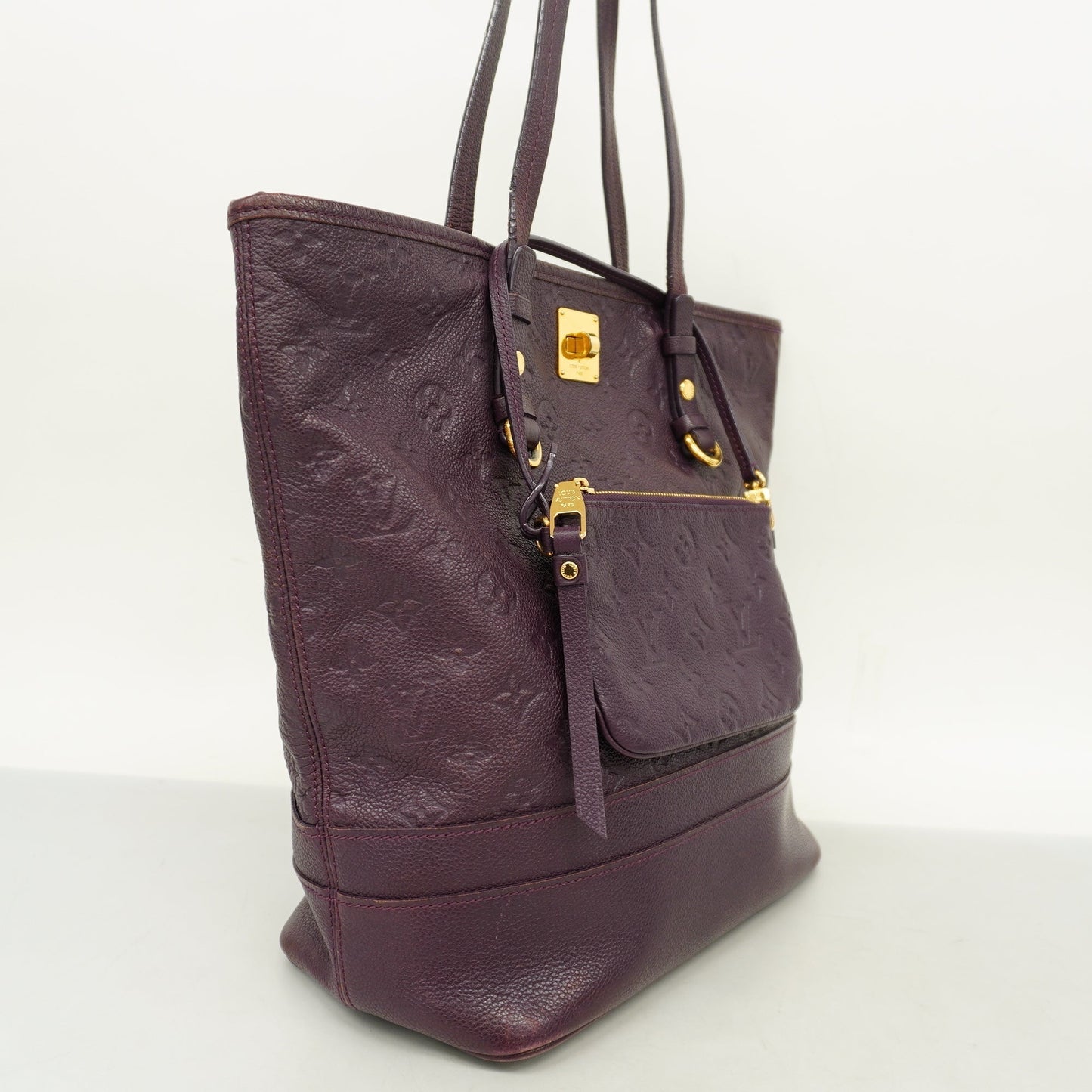 Louis VuittonAuth  Monogram Empreinte Citadin PM M40553 Women's Tote Bag Orb