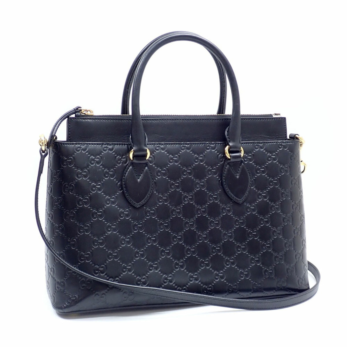 Gucci Black Leather Handbag