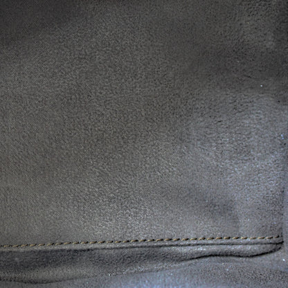 Celine Luggage Micro Handbag Gray Beige Women's Leather