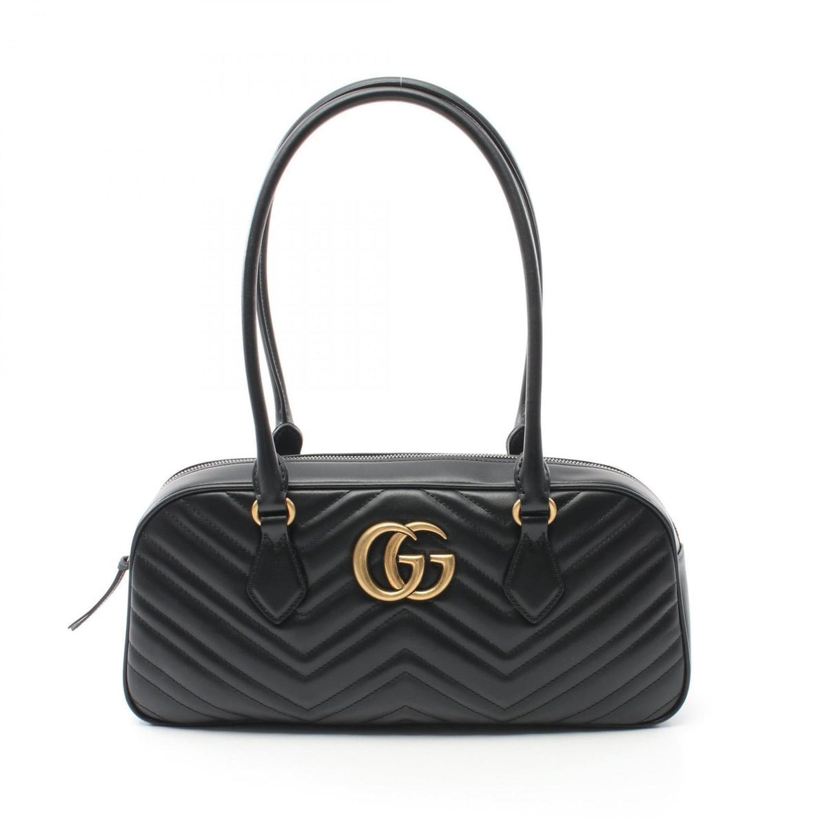 Gucci Black Leather Tote Bag