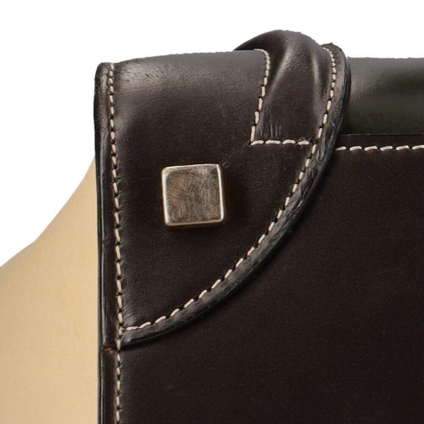 Celine Micro Shopper Luggage Handbag Calf Ladies