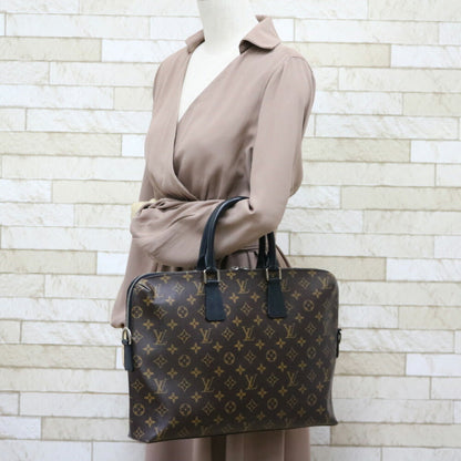 Louis Vuitton Bag Macassar Shoulder Porto Documanjour M40868 Brown Ladies Monogram Canvas