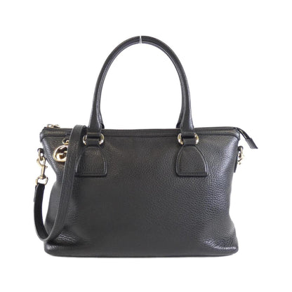 Gucci Black Leather Shoulder Bag ()
