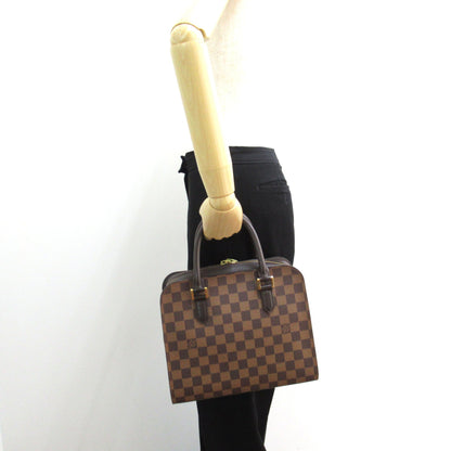 LOUIS VUITTON Triana Brown Ebene Damier PVC coated canvas N51155