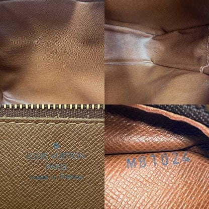 LOUIS VUITTON Shoulder Bag Trocadero 27 Brown Beige Gold Monogram M51274 Canvas Nume MB1024