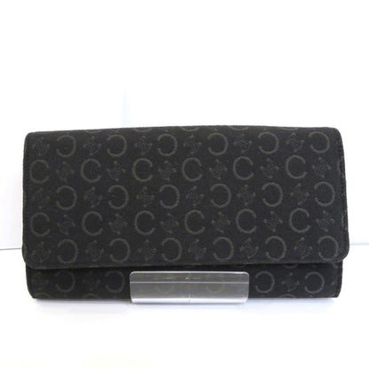 Celine C Macadam Black Long Wallet Ladies