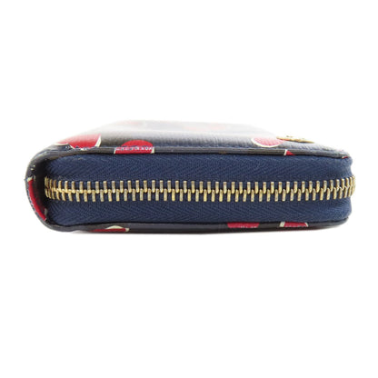 Gucci Navy Leather Long Wallet (Bi-Fold)