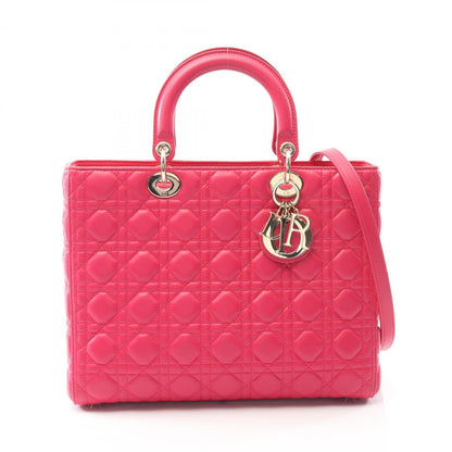 Christian Dior Pink Leather Handbag ()