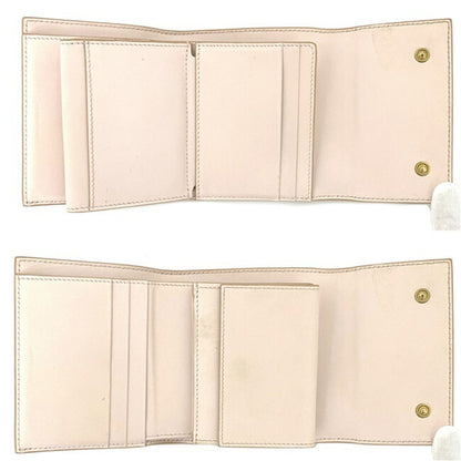 Celine Pink Triomphe 10B57 3BFU Leather Celine Ladies Tri-Fold Wallet Embossed