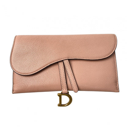 Christian Dior Pink Leather Shoulder Bag ()