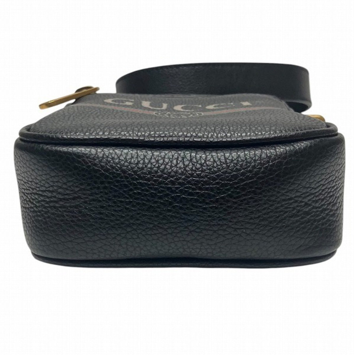 Gucci Black Leather Shoulder Bag