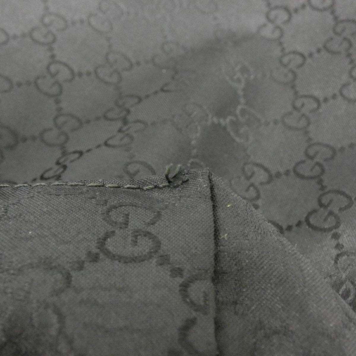 Gucci Black Nylon Tote Bag