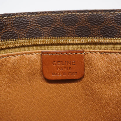 Celine  Macadam Shoulder Bag Women's PVC Brown
