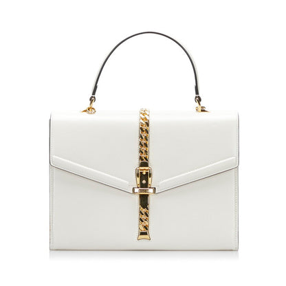 Gucci handbag shoulder bag 602781 white leather ladies Gucci