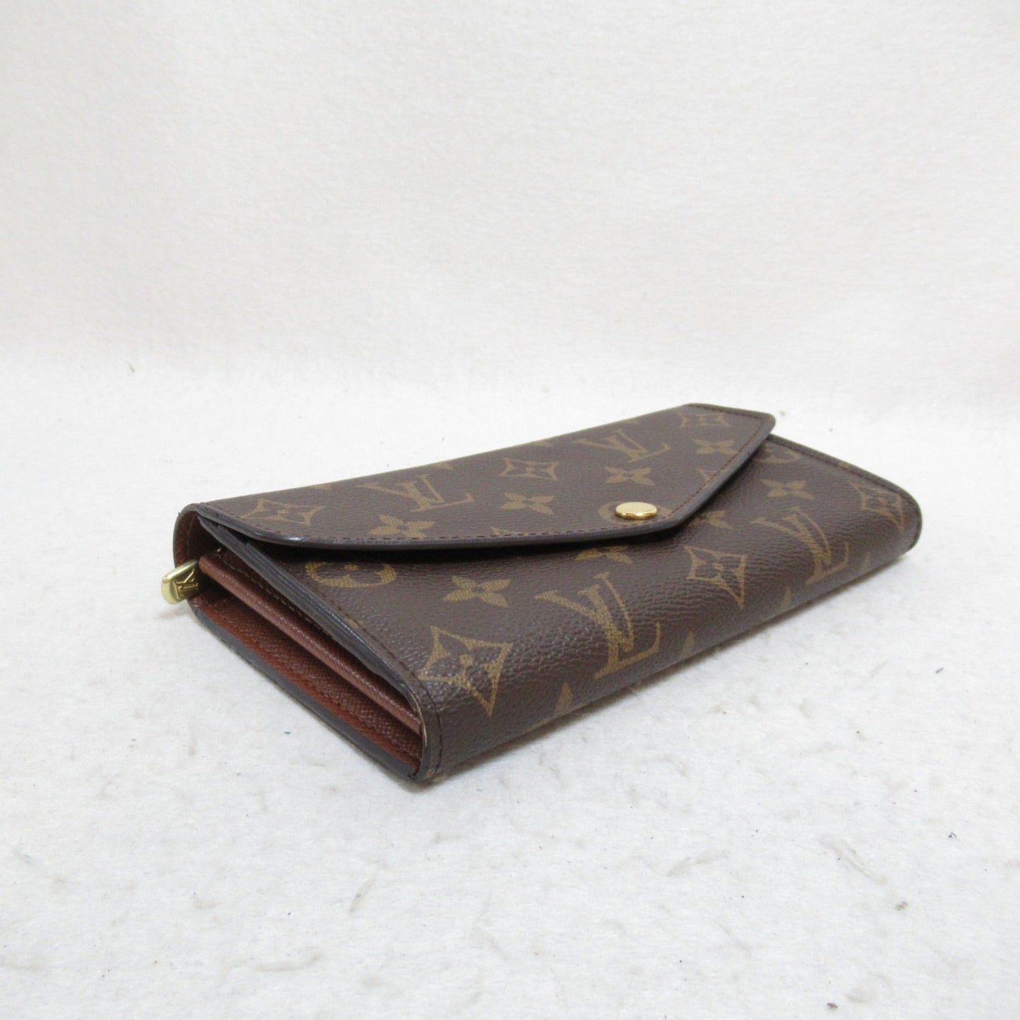 LOUIS VUITTON Portefeiulle Sarah Bifold Long Wallet Brown Monogram PVC coated canvas M60531