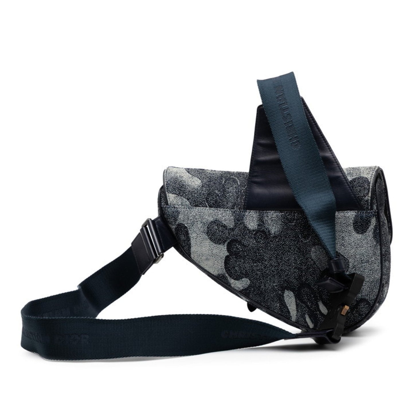 Christian Dior Navy Denim Leather Shoulder Bag ()