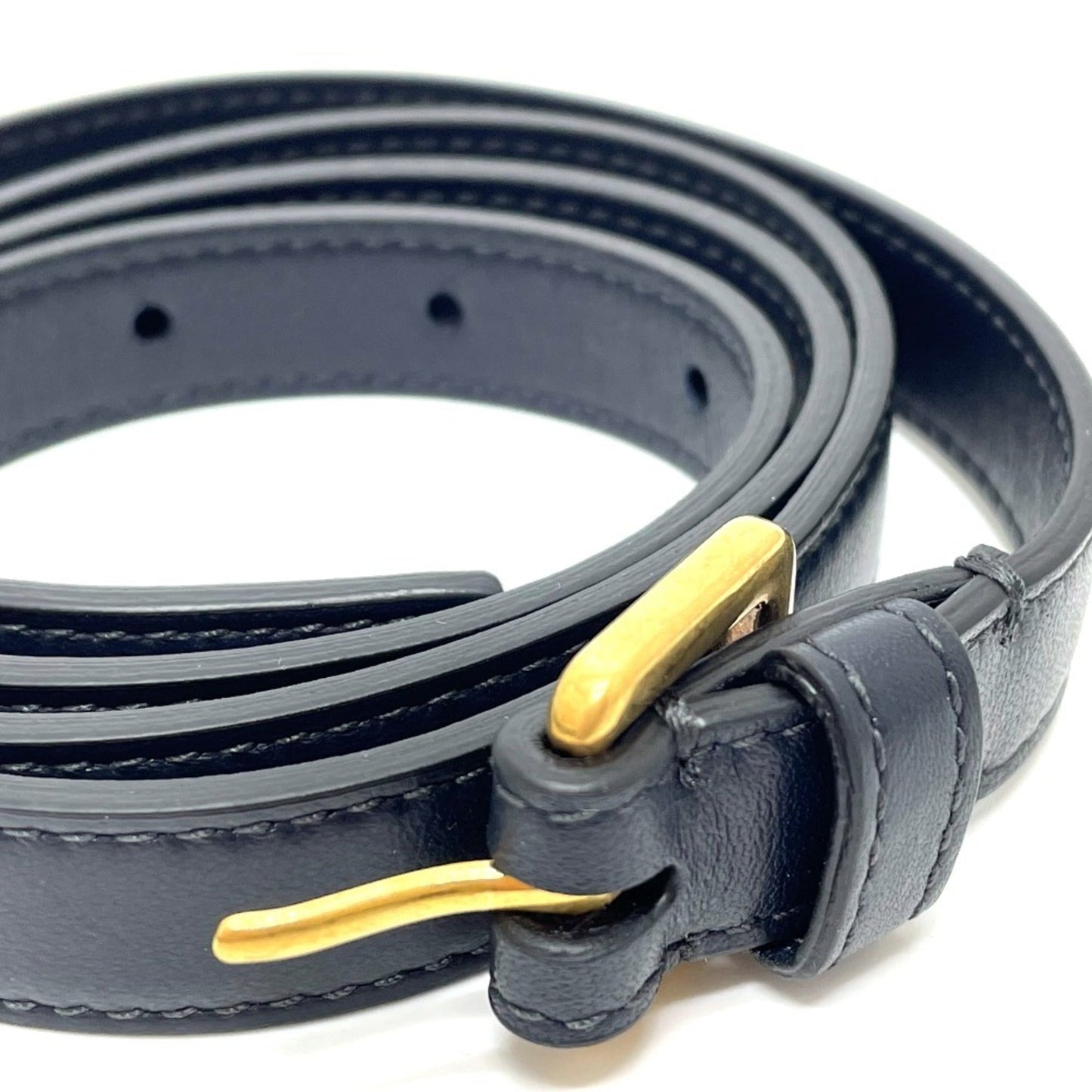 Christian Dior Navy Leather Canvas Fanny Pack Sling Bag ()