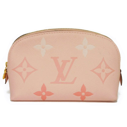 LOUIS VUITTON Pouch Pochette Cosmetic LV Logo Pink Monogram Empreinte by the Pool Boutonde Rose M80502 Women's