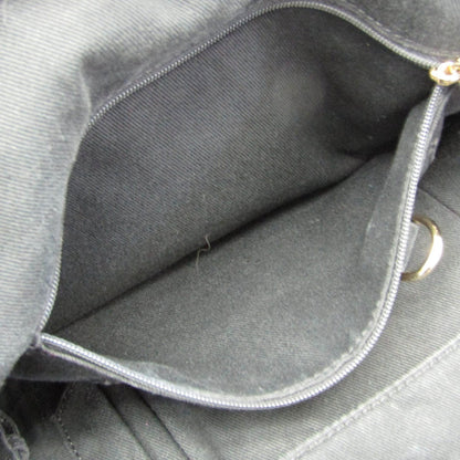 Celine Bittersweet C Macadam Women's Leather,Canvas Handbag Black,Dark Brown
