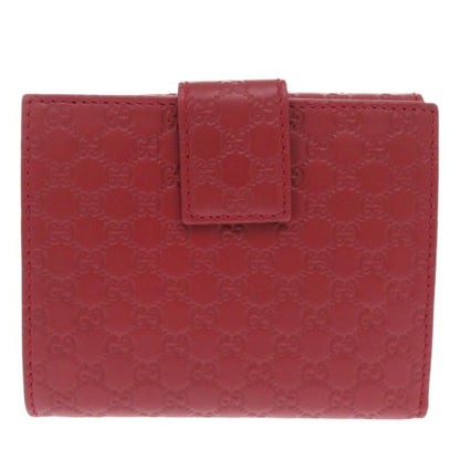Gucci Red Color Leather Wallet (Bi-Fold)