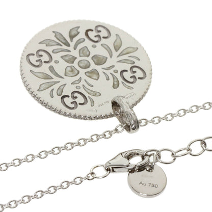 Gucci Icon Blooms Necklace K18 White Gold Ladies