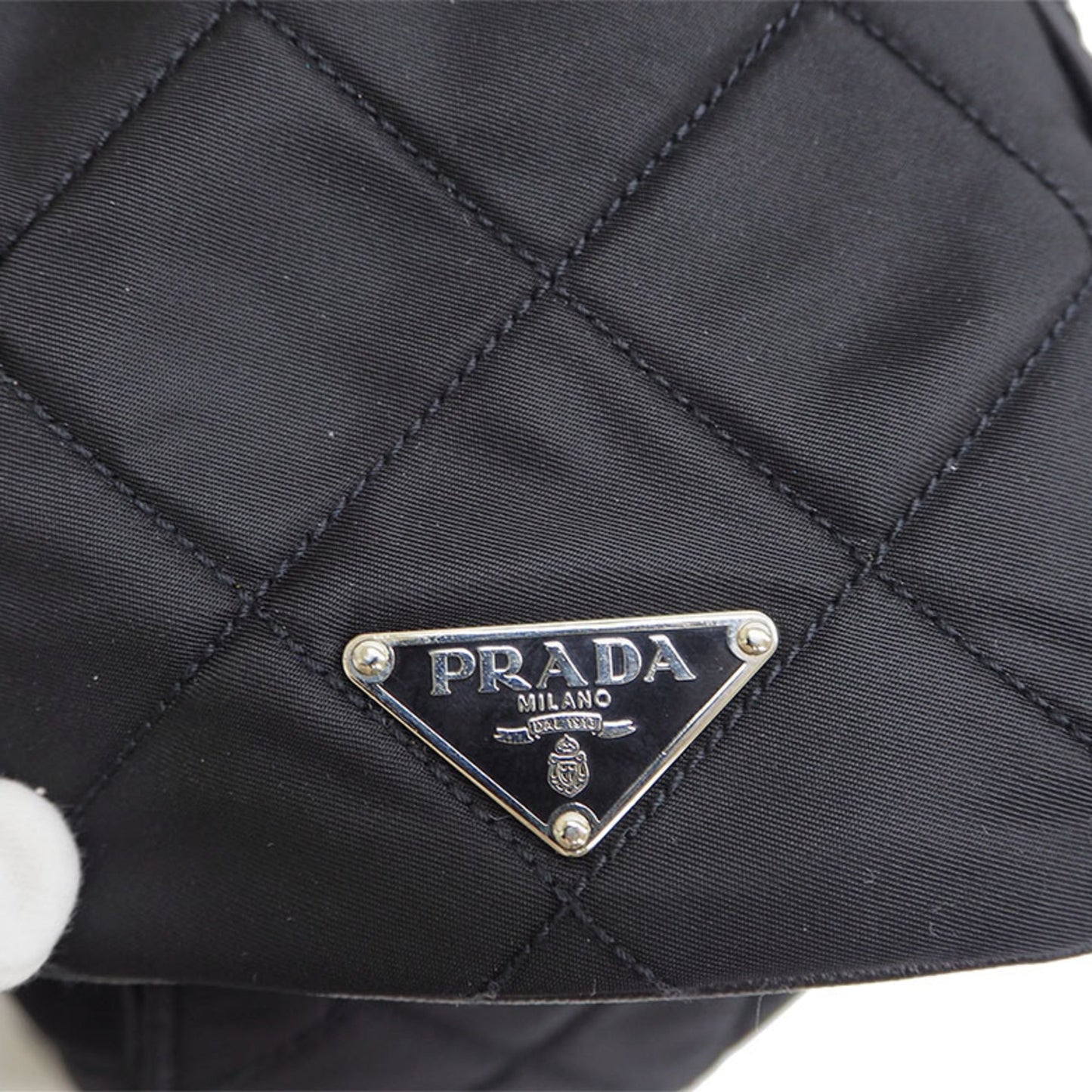 Prada Quilted Chain Shoulder Bag Black BR2234 Tote