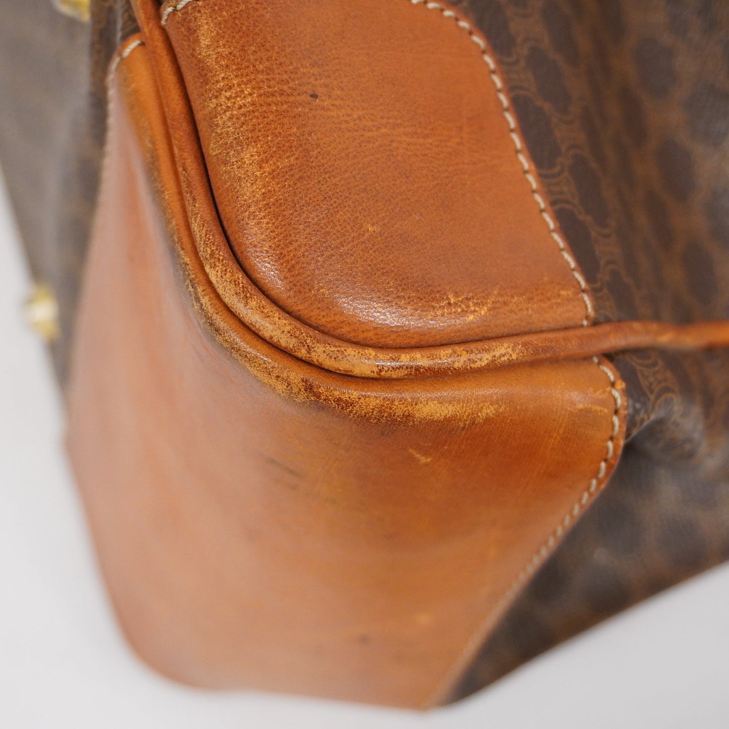 Celine  Macadam Handbag Women's PVC Handbag Brown