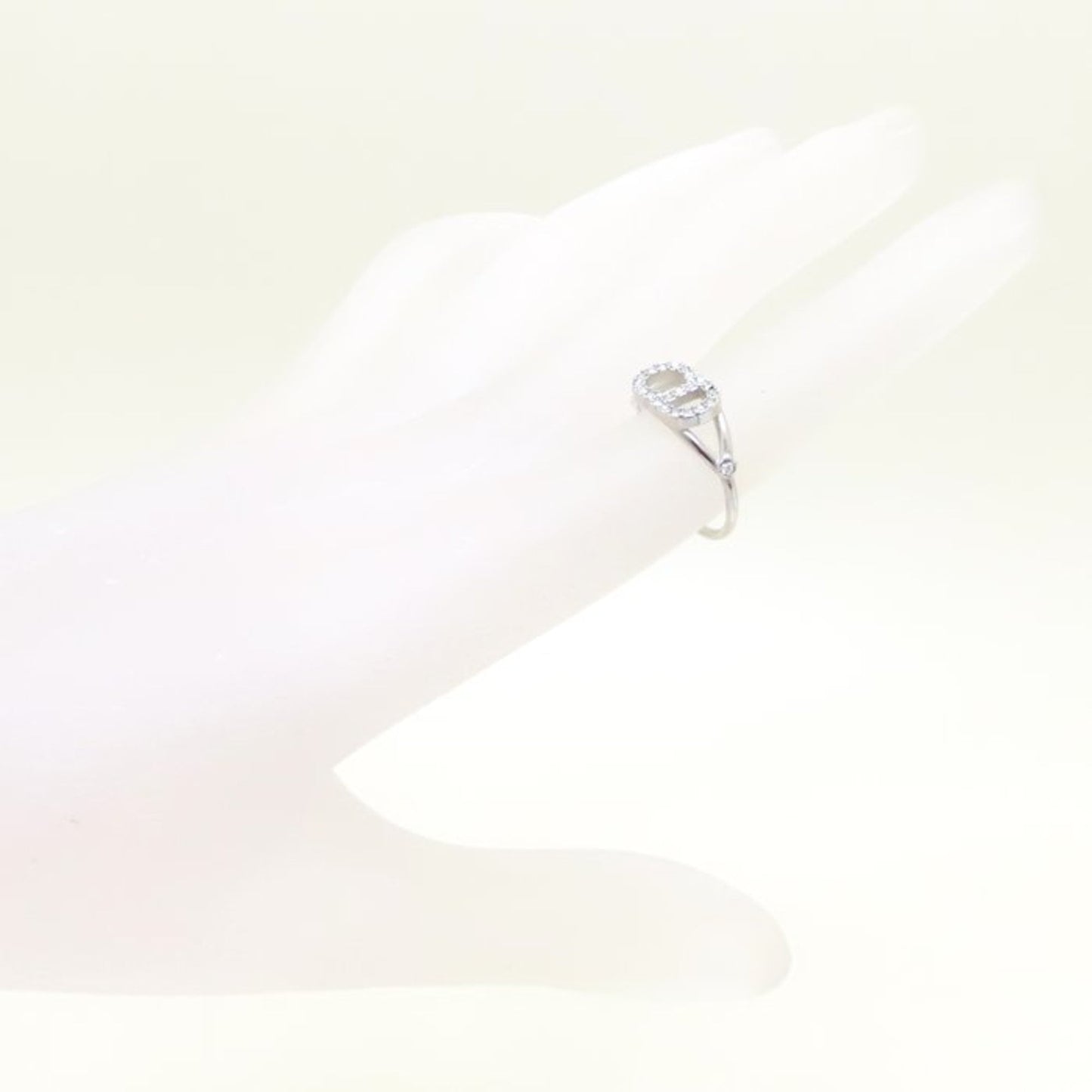 Christian Dior Silver Metal Band Ring ()