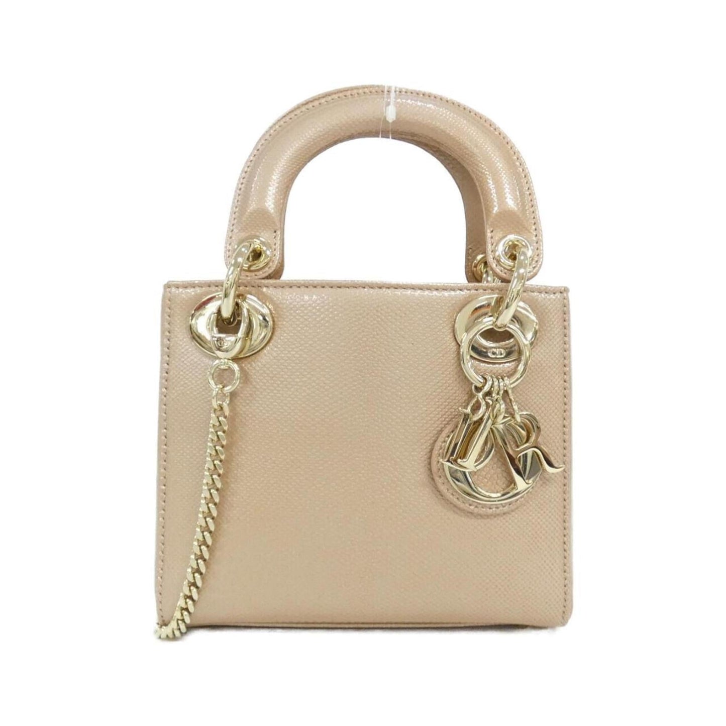 Christian Dior Pink Beige Handbag ()