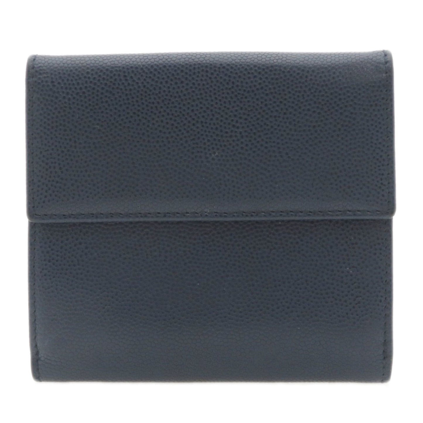 Christian Dior Navy Leather Wallet (Bi-Fold) ()