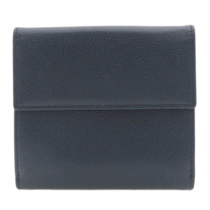 Christian Dior Navy Leather Wallet (Bi-Fold) ()