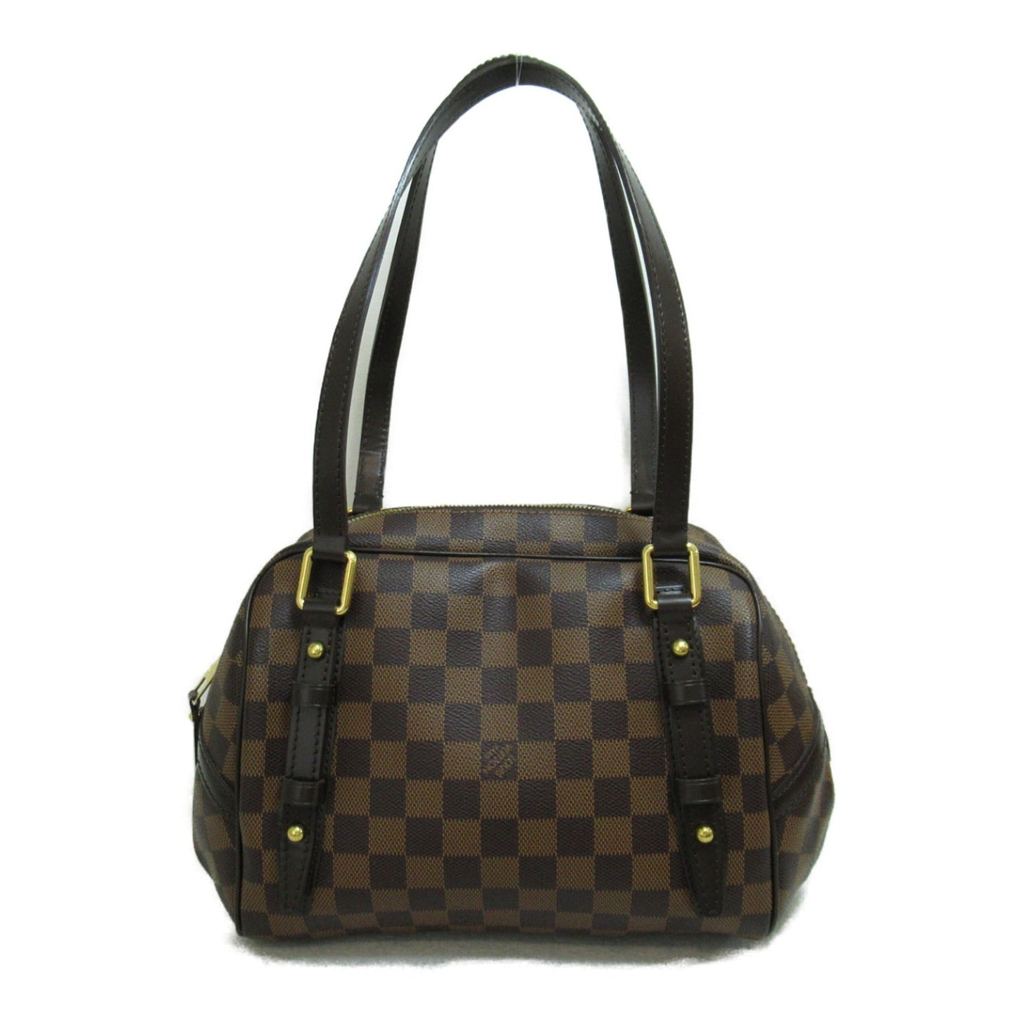 LOUIS VUITTON Rivington PM Brown Ebene Damier PVC coated canvas N41157