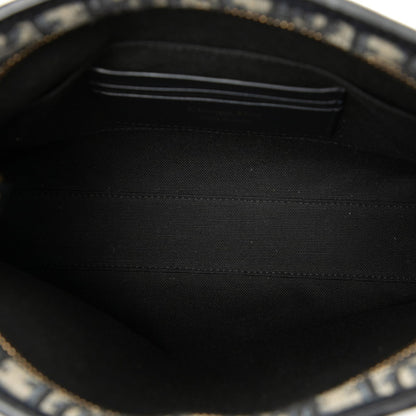 Christian Dior Navy Canvas Leather Clutch Bag ()