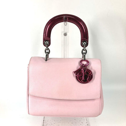 Christian Dior Metallic Pink Leather Leather Handbag Shoulder Bag ()