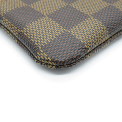 LOUIS VUITTON Pochette Craie Brown Ebene Damier PVC coated canvas N62658