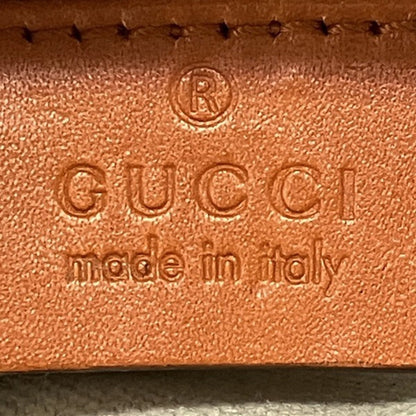 Gucci Diamante Beige Orange Canvas Pouch Shoulder Bag Tote Bag