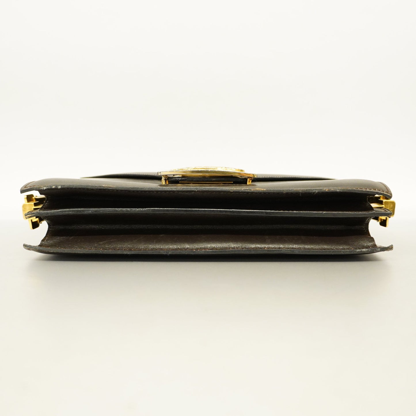 Celine  Shoulder Bag Carriage Metal Fittings Women's Leather Shoulder Bag