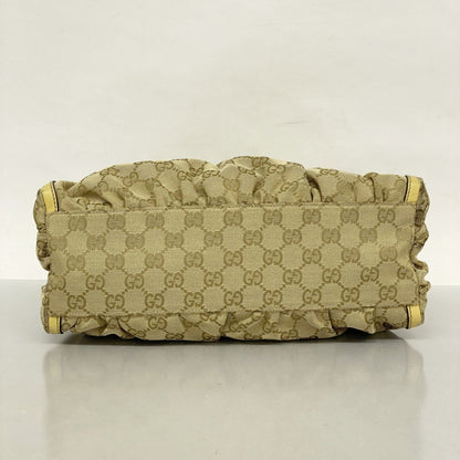 Gucci Brown Canvas Shoulder Bag