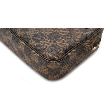 Louis Vuitton Damier Pochette Bie Macau Second Bag Clutch Handbag N61739