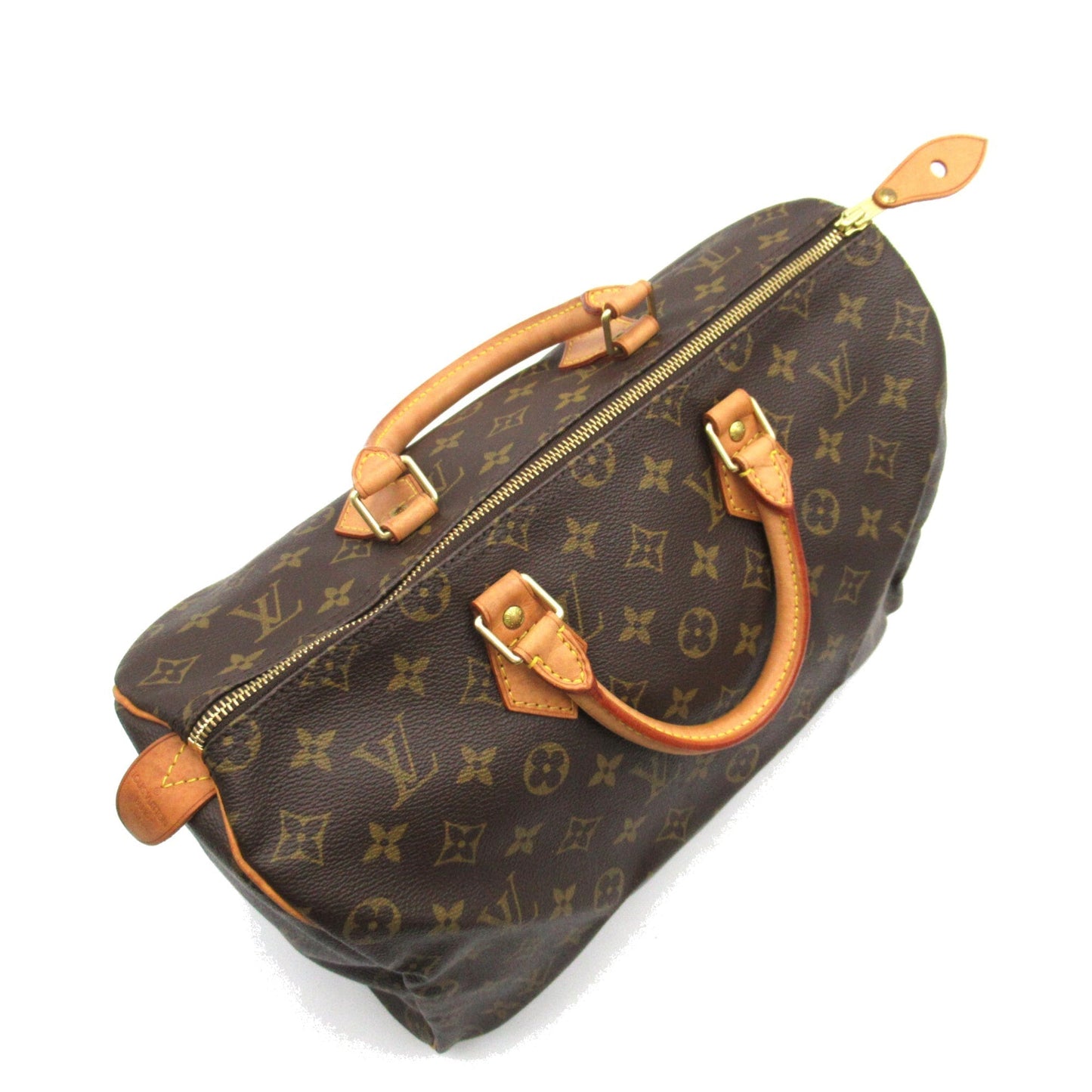 LOUIS VUITTON Speedy 35 Brown Monogram PVC coated canvas M41524